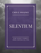 Silentium SATB choral sheet music cover